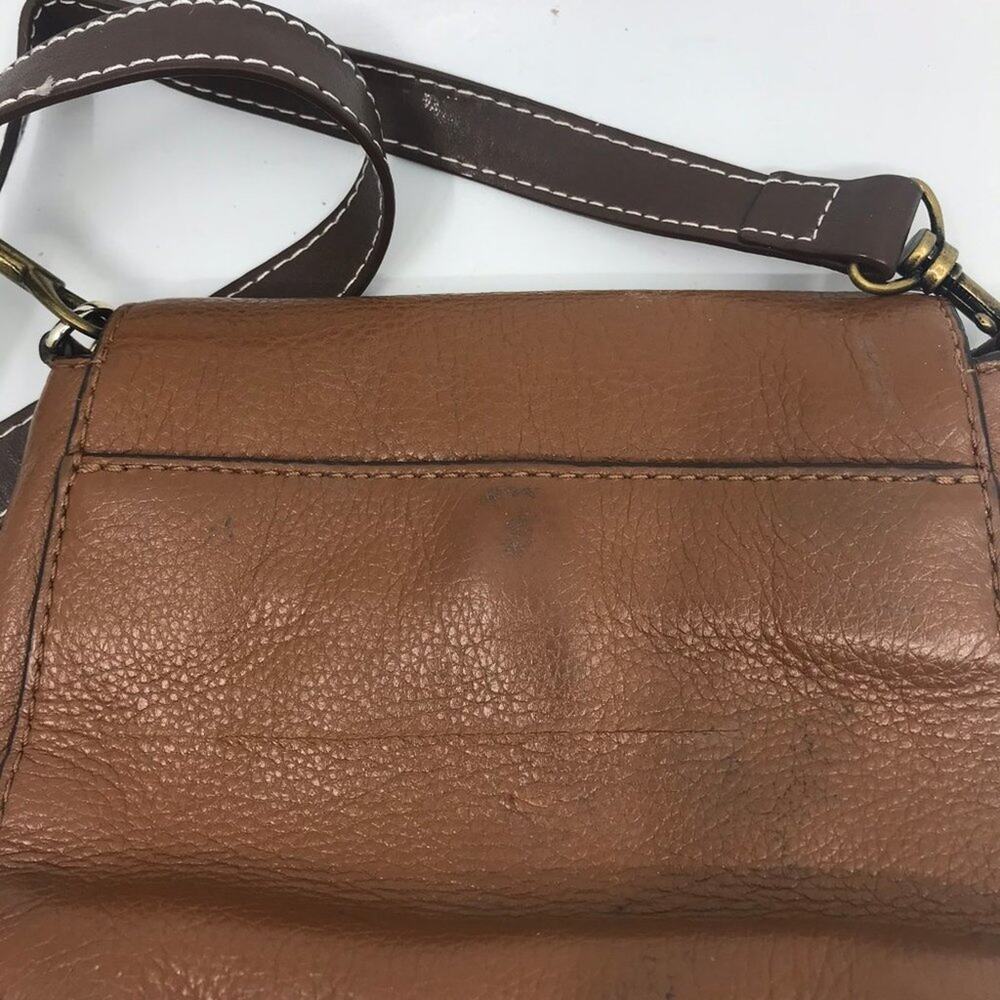 Michael Kors Customized Brown Leathe Crossbody Bag - Picture 4 of 8